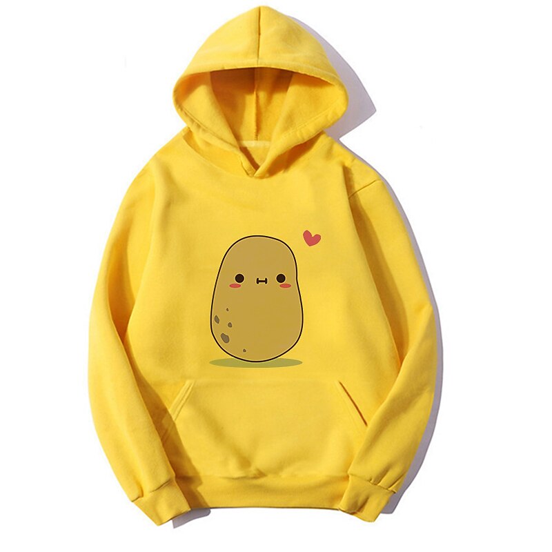 Boys 3D Potato Hoodie Long Sleeve 3D Print Fall Winter Fashion Cute Kids 3-13 Years Outdoor Daily Regular Fit4
