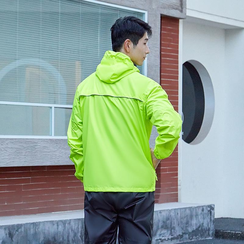 Men's Cycling Jacket with Pants Rain Jacket Waterproof Windproof Rain Waterproof Breathable Bike Windbreaker Raincoat Mountain Bike MTB Road Bike Cycling City Bike Cycling Green Blue Pink Bike Wear2