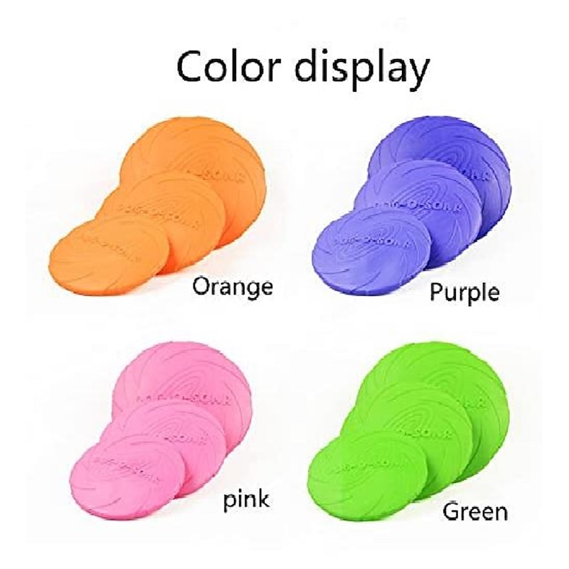 Floating Dog Gold Wool Border Animal Training Dog Practice pet Toy bite Resistant Soft Rubber  (15cm Pink)2