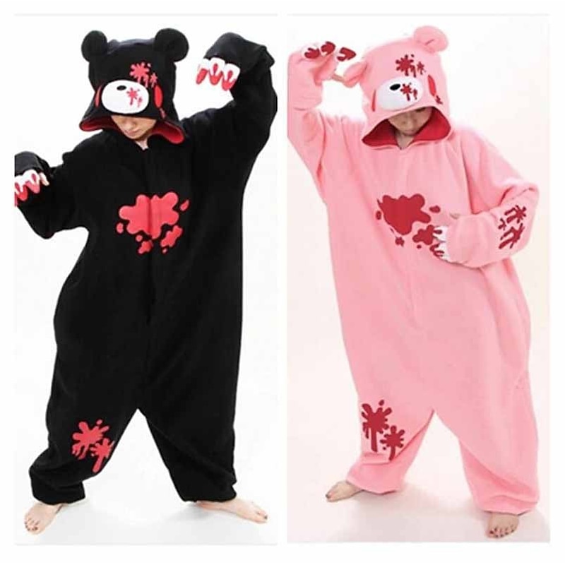 Adults' Cartoon Nightwear Onesie Costume Carnival Costume Cartoon Onesie Pajamas Kigurumi Pajamas Funny Costume For Men and Women Carnival Cartoon