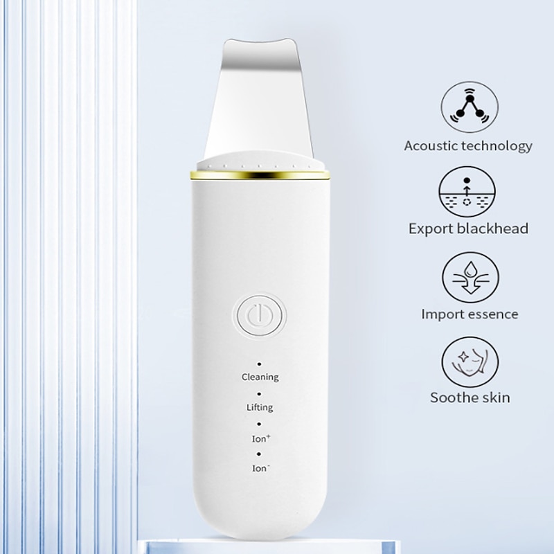 Ultrasonic Skin Scrubber Deep Face Cleaning Machine Peeling Shovel Facial Pore Cleaner Face Skin Scrubber Lift Machine2