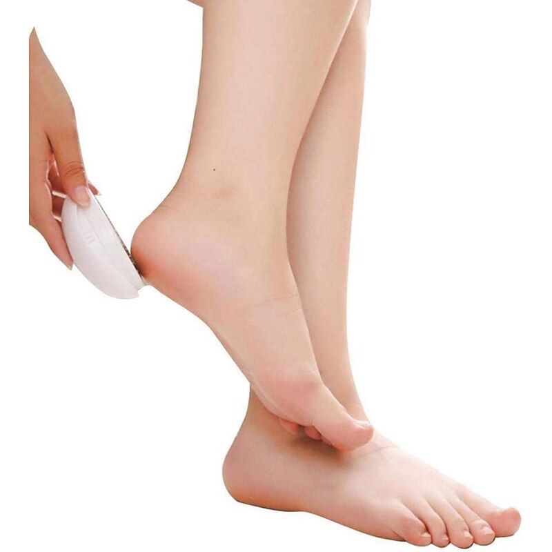 Foot Grinder Egg Shape Pedicure Foot Scraper File with Stainless Steel Head for Quick Removal of Hard Skin2