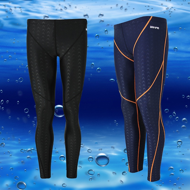 Men's Dive Skin Leggings UV Sun Protection UPF50+ Quick Dry Bottoms Swimming Surfing Beach Water Sports Solid Colored Winter Autumn / Lightweight