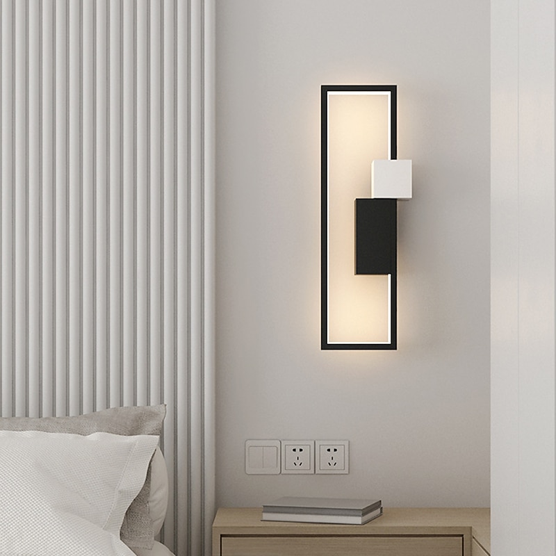 Modern LED Acrylic Wall Lamp 15W 28W Tricolor Dimming / Warm Light can be Selected for Bedroom Corridor Stair Bathroom Indoor Lighting Lamps Home Decoration4