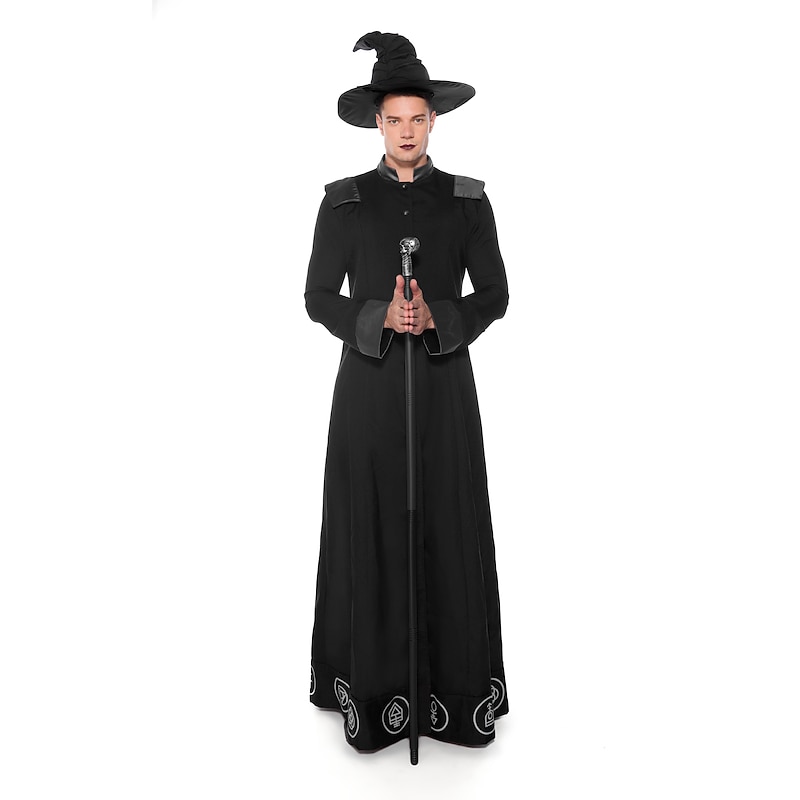 Warlock Halloween Cosplay Costume Fancy Costume Cosplay Cosplay Costume Party Adults' Men's Halloween Carnival Easy Halloween Costumes Dress Up