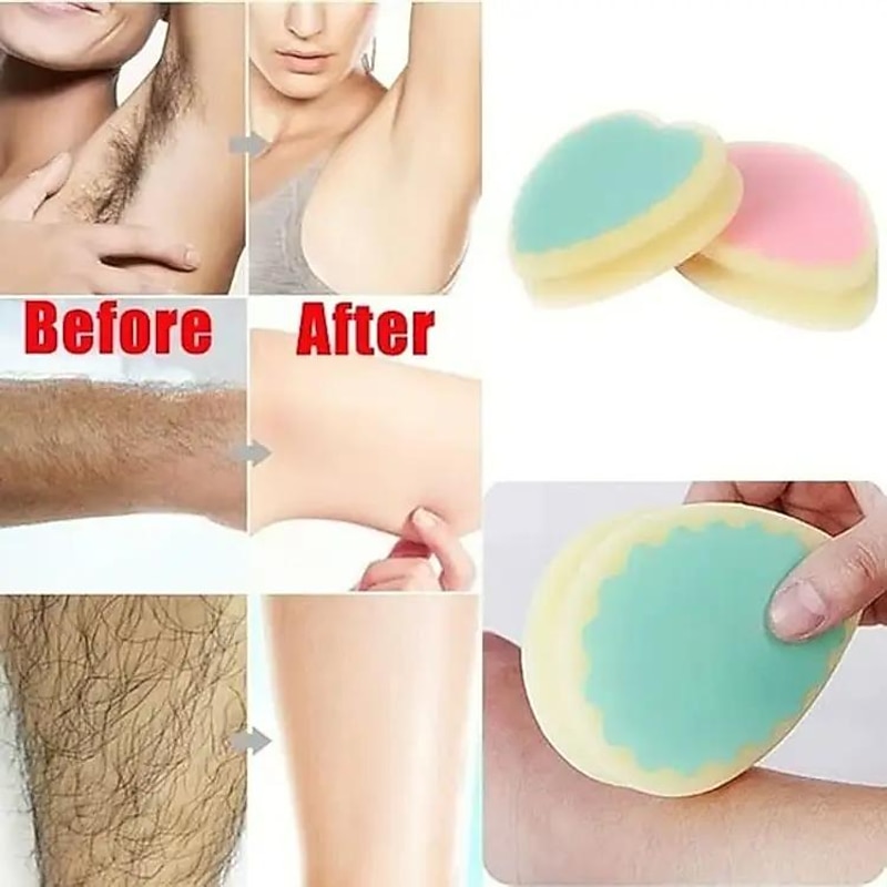 Magic Painless Hair Removal Depilation Sponge Pad Remove Hair Remover Women Hair Remover Sponge Effective Skin Care2