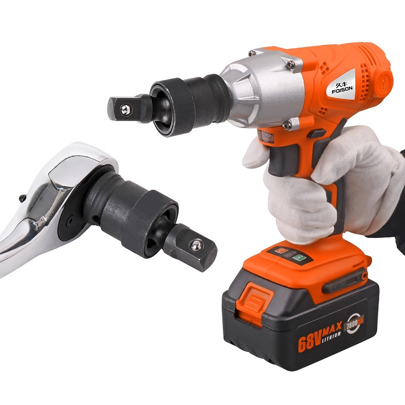 Air Cannon Pneumatic Universal Joint Adapter 360 Degree Rotary Joint Electric Wrench Socket Accessories Tool