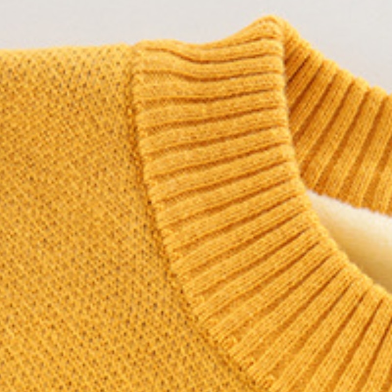 Boys 3D Color Block Sweater Long Sleeve Fall Winter Active Adorable Kids 4-12 Years School Daily4