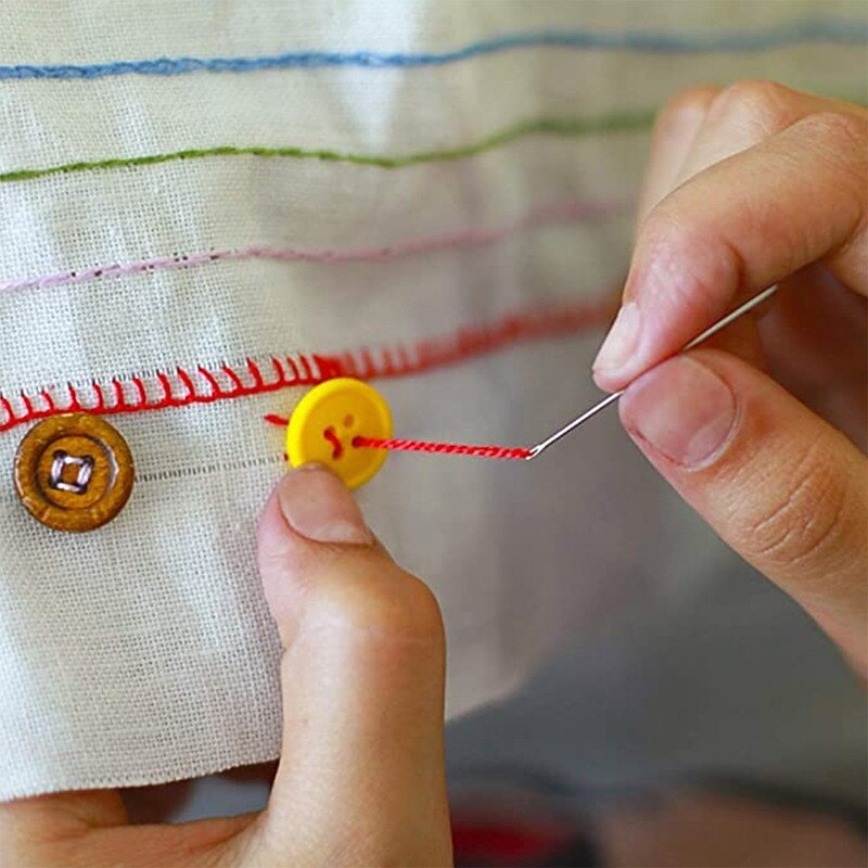 55pcs / Set Stainless Steel Needles Set Hand Stitches Tools Household Different Sizes Sewing Accessories DIY Crafts4