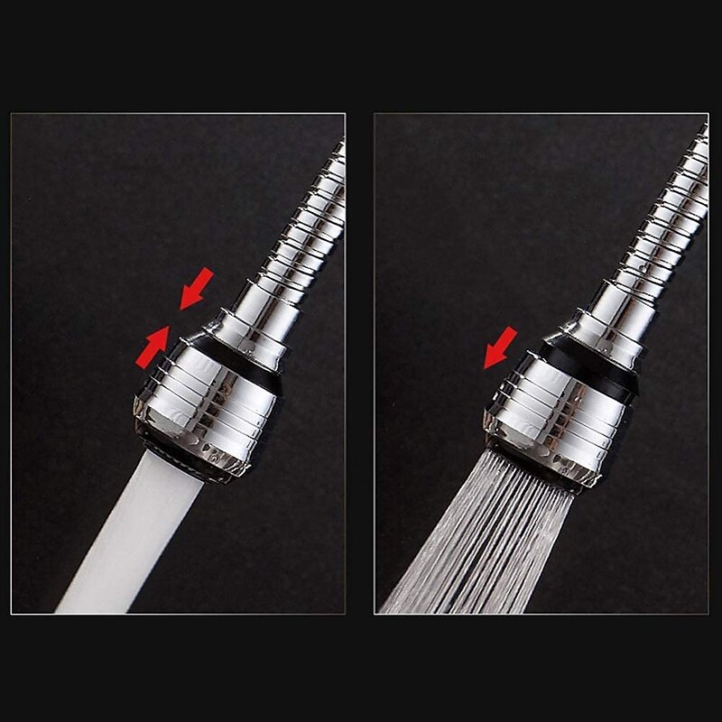 Faucet Bubbler 360 Degree Kitchen Faucet Aerator Water Saving High Pressure Nozzle Tap Adapter Adjustable Water Filter Diffuser2