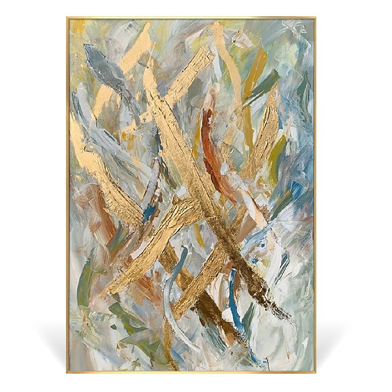 Handmade Oil Painting Canvas Wall Art Decoration Modern Golden Graffiti Abstract for Home Decor Rolled Frameless Unstretched Painting3