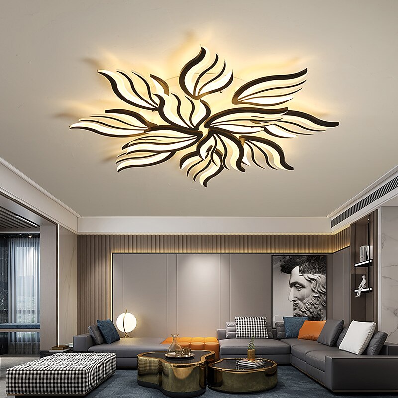 Ceiling Lights Dimmable Cluster Design Ceiling Lights Plastic Artistic Style Modern Style Novelty Black LED Modern 110-240 V2