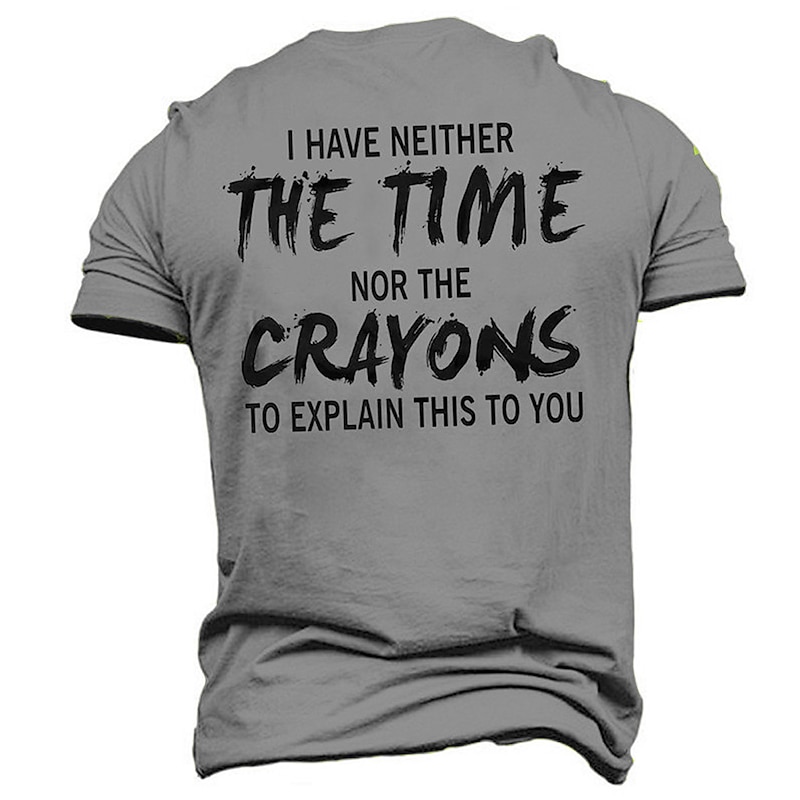 Men's Rude Offensive Unisex Letter Graphic Prints T shirt Short Sleeve T shirt 3D Print Crew Neck Shirt Vintage Sports Designer Outdoor Street Daily Yellow Blue Purple Summer Clothing Apparel S M L3