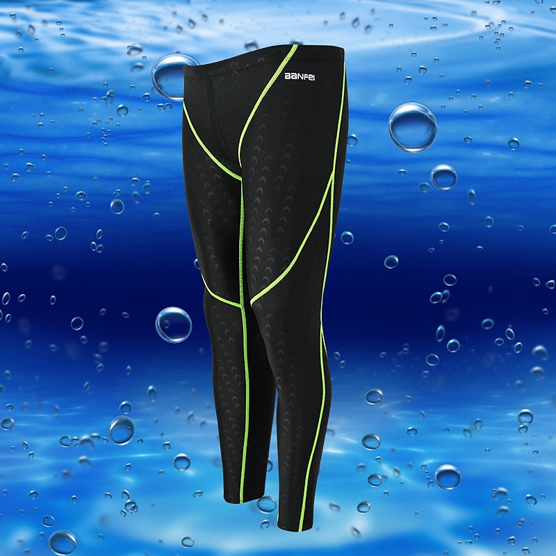 Men's Dive Skin Leggings UV Sun Protection UPF50+ Quick Dry Bottoms Swimming Surfing Beach Water Sports Solid Colored Winter Autumn / Lightweight3