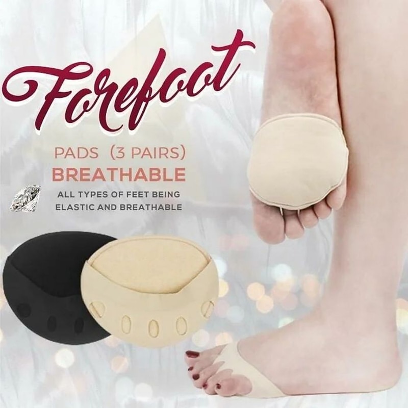 Forefoot Pads Honeycomb Fabric,High Heels Invisible Socks Forefoot Protector Forefoot Pad Toe Protector High Heels Toe Inserts Shoe Inserts2
