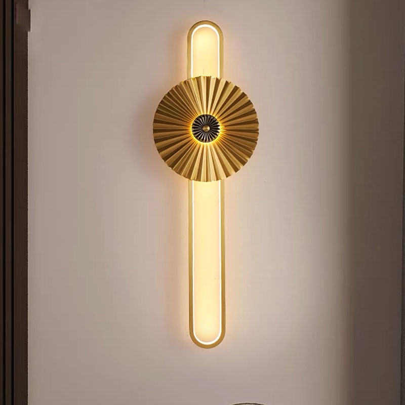 Modern Indoor Wall Lights Bedroom Dining Room Copper Wall Light 220-240V 20 W2