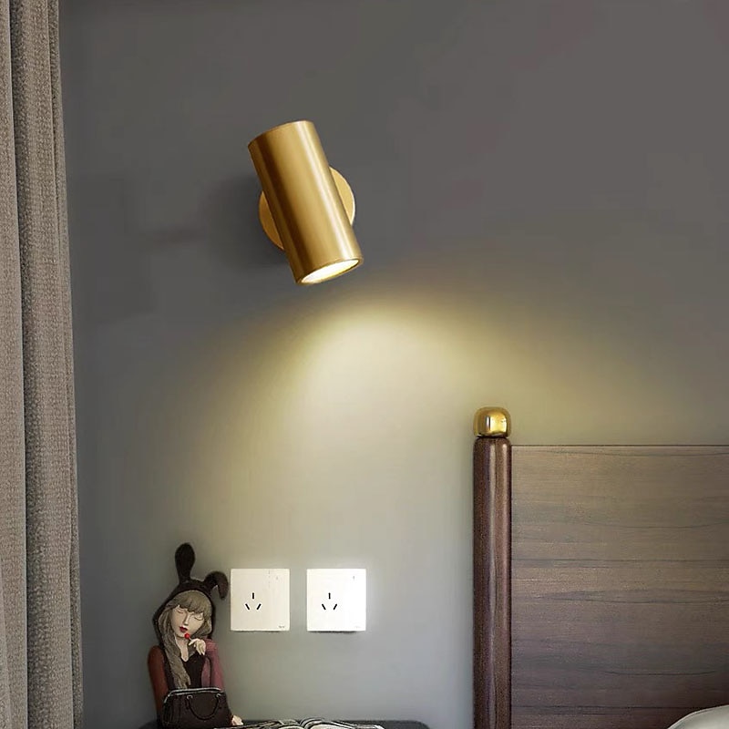Indoor Modern Indoor Wall Lights Bedroom Dining Room Copper Wall Light 220-240V 10 W