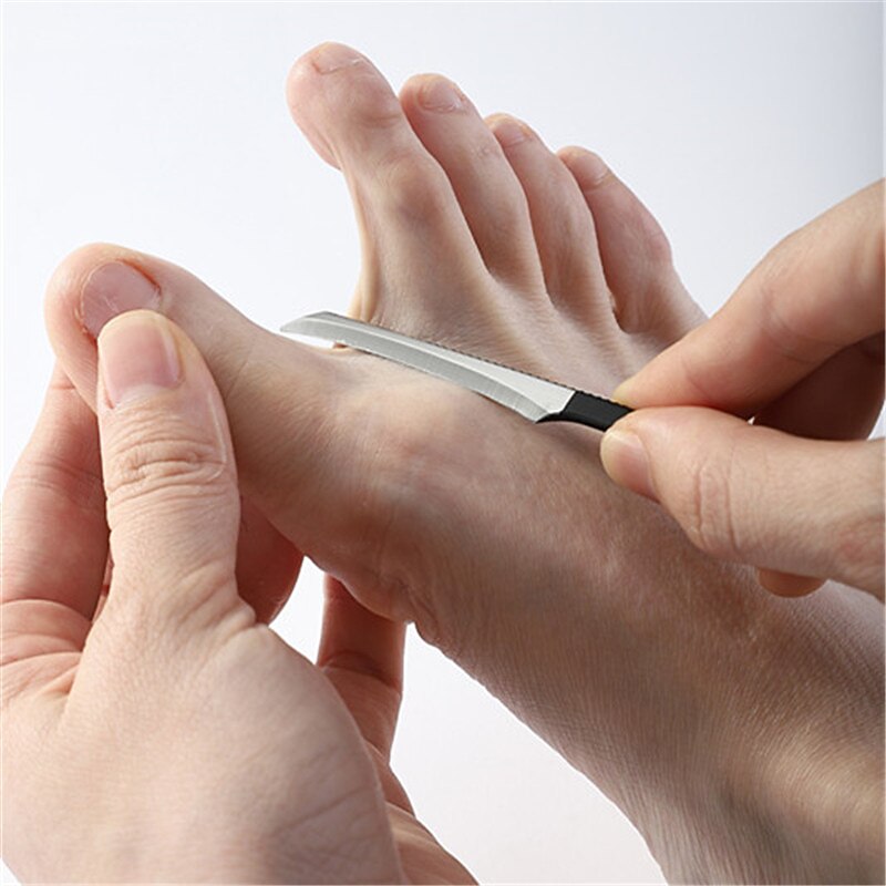 1pcs Stainless Steel Pedicure Knife Manicure Foot Care Callus Corn Dead Skin Remover Scraper Feet Pedicure Tools Nail Cuticle3