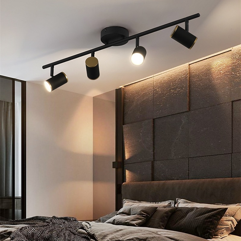 Front Mirror Lamp LED Bathroom Wall Lamp Black And White Simple 3 Head Adjustable Cloakroom Corridor Porch Lamp3