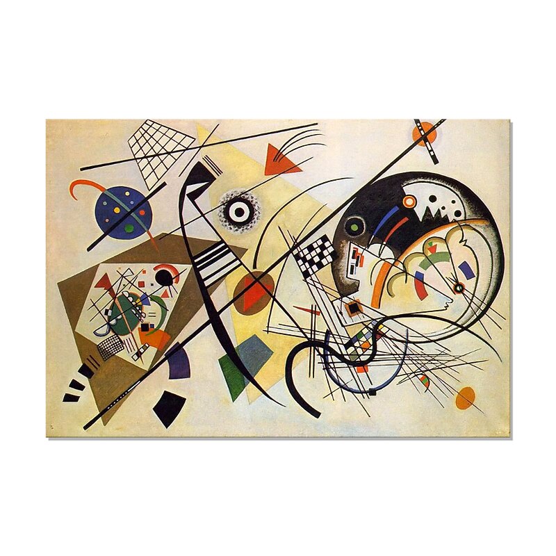 Handmade Oil Painting Canvas Wall Art Decoration Kandinsky Style Abstract for Home Decor Rolled Frameless Unstretched Painting3