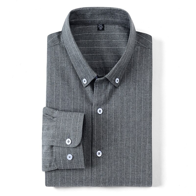 Men's Dress Shirt Plaid Shirt Collared Shirt Button Up Shirt Tartan Wedding Outdoor Blue-Green Yellow Navy Blue Beige Long Sleeve Turndown Fall Winter Clothing Apparel4