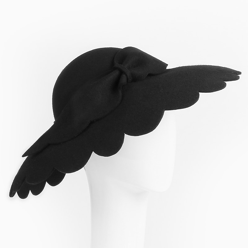 Elegant Retro 100% Wool Hats with Bowknot 1PC Casual /Bohemian Beach Straw Headwear / Straw Hats with Satin Bowknot Casual / Holiday Headpiece/ Sun Protection4