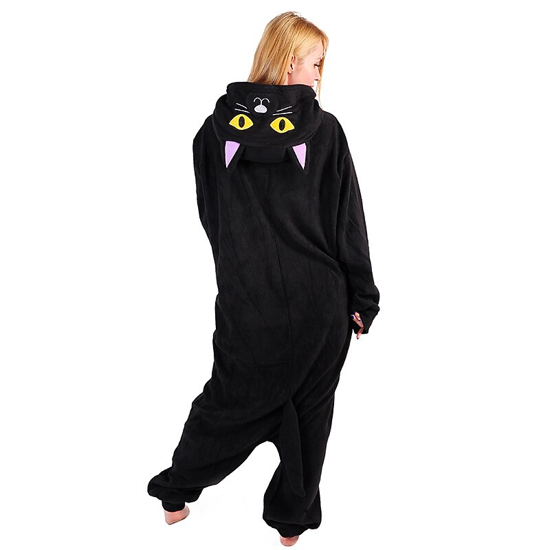 Adults' Character Nightwear Onesie Costume Carnival Costume Unicorn Cat Onesie Pajamas Kigurumi Pajamas For Men and Women Carnival Cartoon3