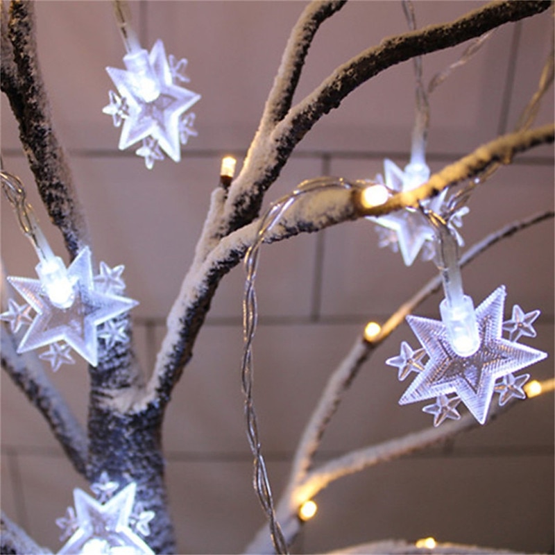 Star Fairy String Lights Christmas Holiday Lights 10M 80LEDs with 13key Remote Control Creative Party Holiday Optional Remote Controller Battery Box or Remote Controller USB 1set3