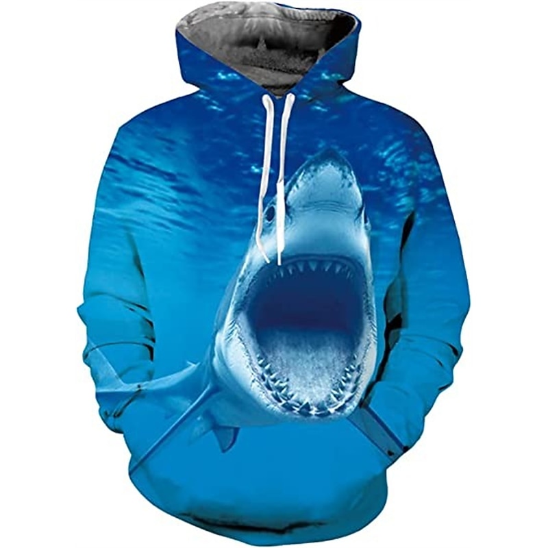 Men's Graphic Octopus Hoodie Hoodies Sweatshirt Casual Big and Tall Long Sleeve Hooded Daily Sports Streetwear Black Blue Print Summer Spring Designer4