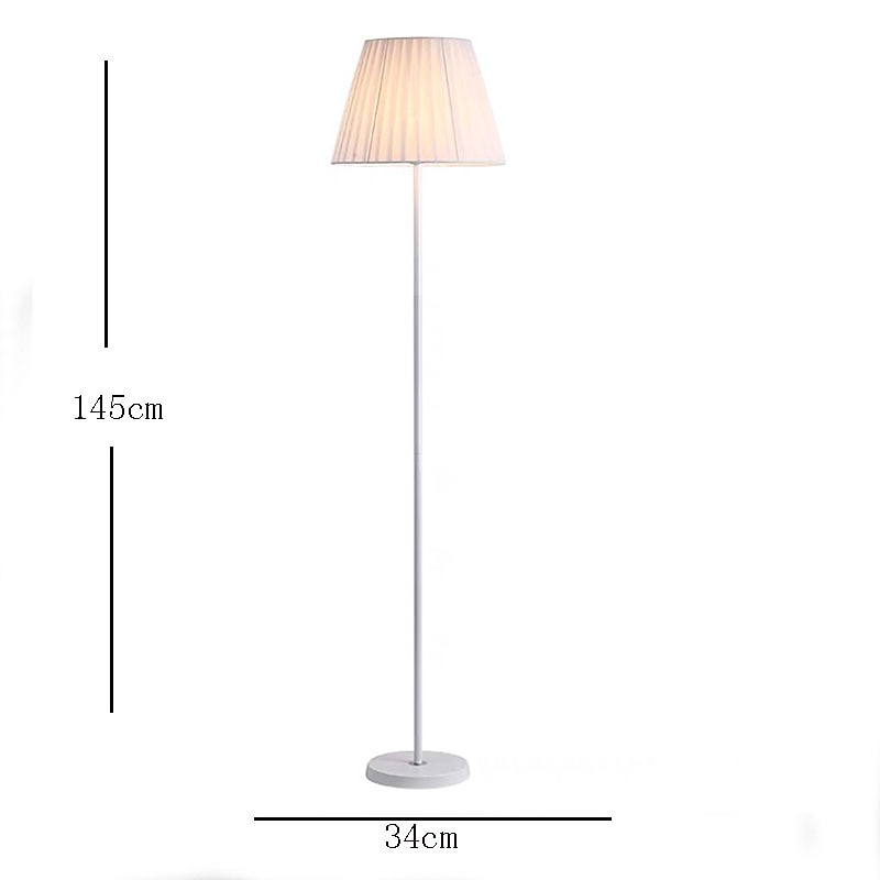LED Floor Lamp Simple Fabric Bedsides Tall Lamp Living Room Floor Lamps Light Study Room Bedroom Floor Lamps4