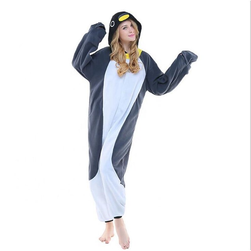 Adults' Character Nightwear Onesie Costume Carnival Costume Penguin Onesie Pajamas Kigurumi Pajamas For Men and Women Christmas Carnival Cartoon3
