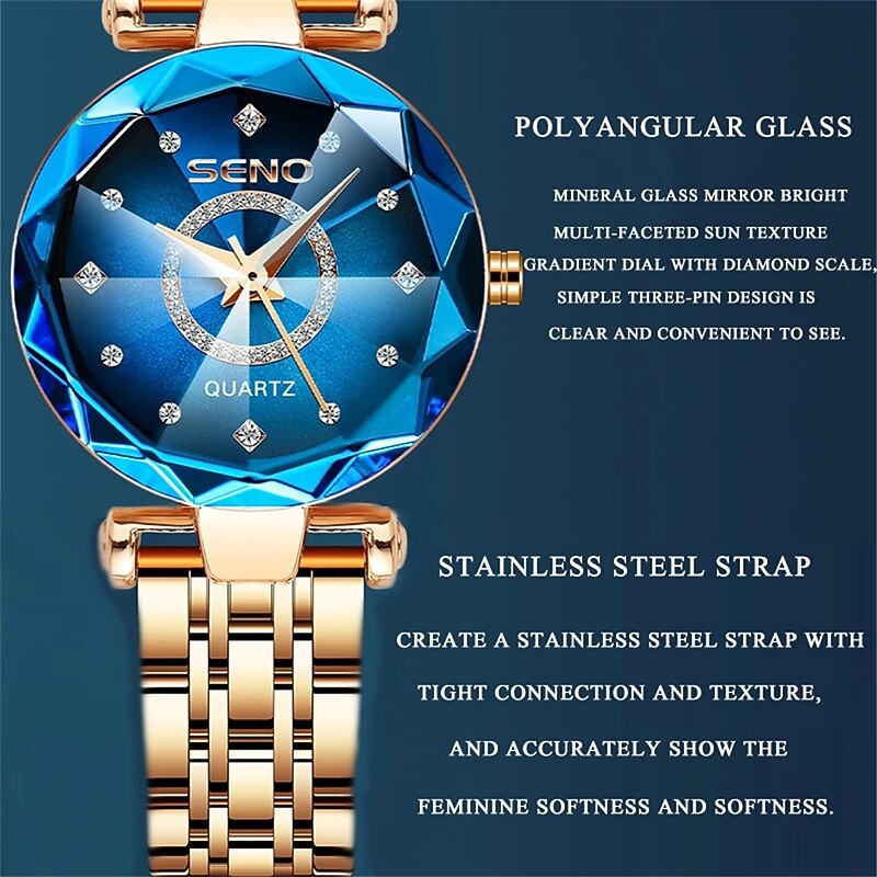 Women Golden & Silver Classic Quartz Watch Female Elegant Clock Luxury Gift Watches Ladies Waterproof Wristwatch3