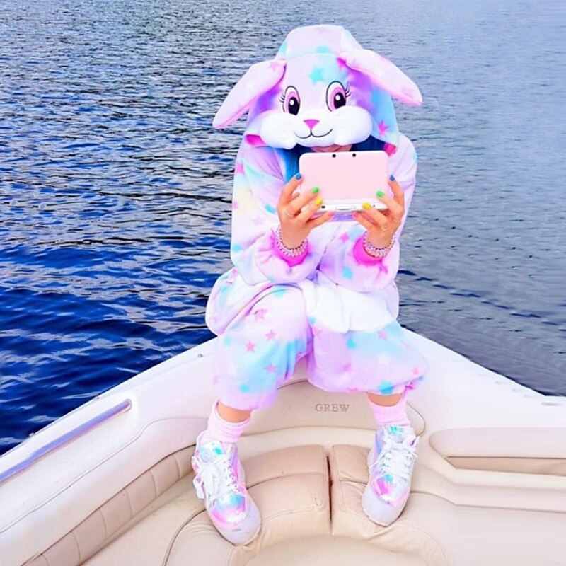 Adults' Character Nightwear Onesie Costume Carnival Costume Unicorn Dog Onesie Pajamas Kigurumi Pajamas Funny Costume For Men and Women Carnival Cartoon3