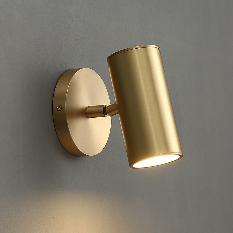 Indoor Modern Indoor Wall Lights Bedroom Dining Room Copper Wall Light 220-240V 10 W3