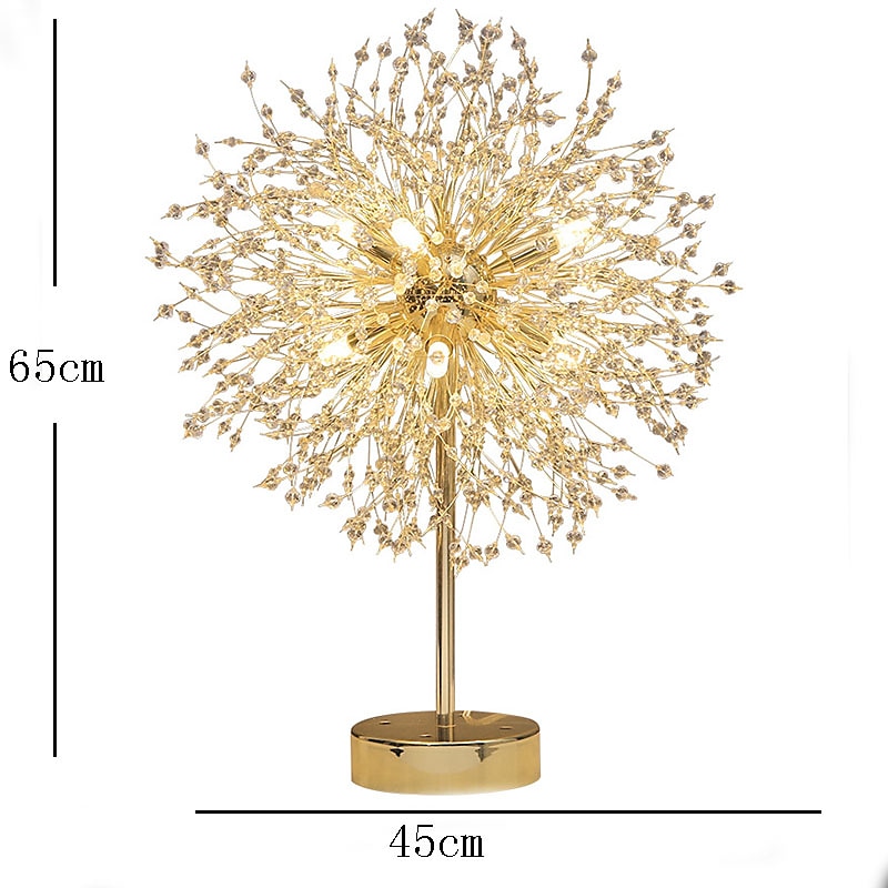 LED Table LampStarry Flower Ball Dandelion Ins Net Red with The Nordic Light Luxury Living Room Bedroom4