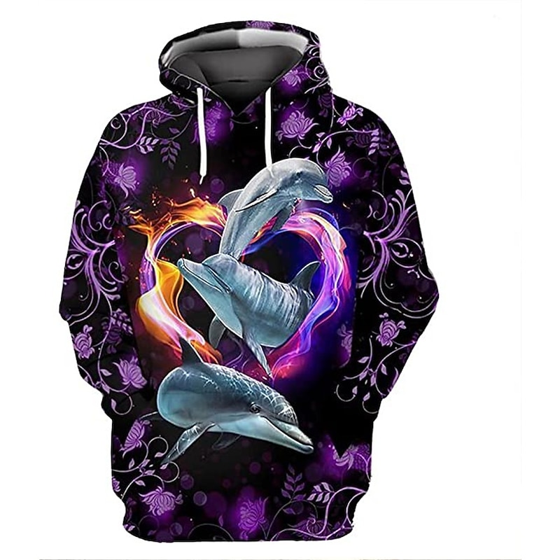 Men's Graphic Octopus Hoodie Hoodies Sweatshirt Casual Big and Tall Long Sleeve Hooded Daily Sports Streetwear Black Blue Print Summer Spring Designer3