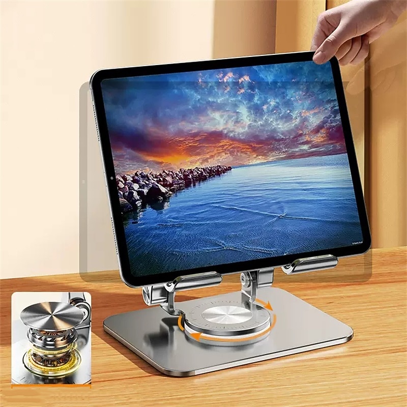 Tablet Stand Rotatable Foldable Adjustable Phone Holder for Desk Compatible with iPad Tablet Phone Accessory2