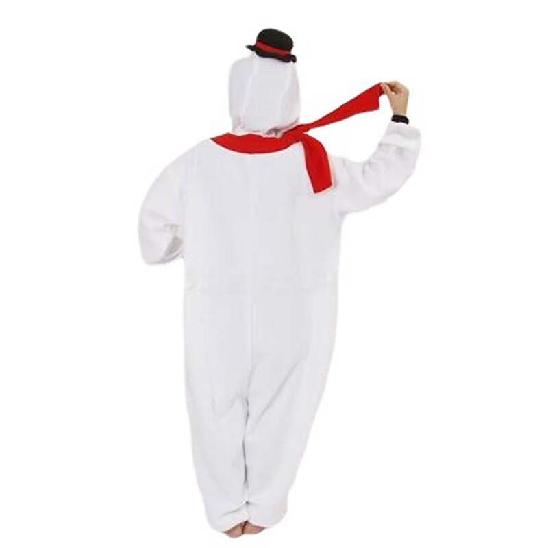 Snowman Christmas Pajamas Onesie Costume Men's Women's Christmas Adults Christmas Carnival Christmas Eve Christmas Party Onesie2