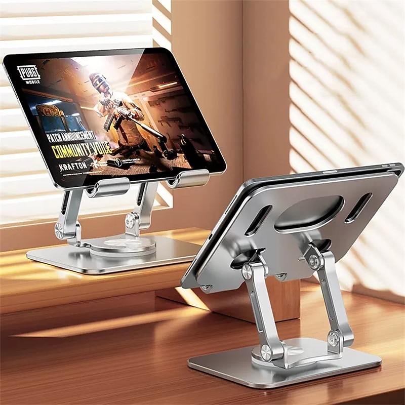 Tablet Stand Rotatable Foldable Adjustable Phone Holder for Desk Compatible with iPad Tablet Phone Accessory