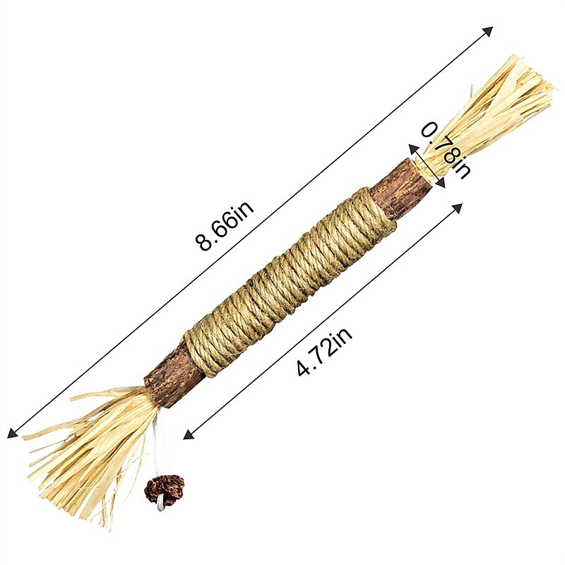 3 Pack Silvervine Sticks Cat Toys for Indoor Cats Interactive Silvervine for Cats Catnip Toys for Indoor Cats Chew Toy for Cat Teeth Cleaning Kitten Teething2