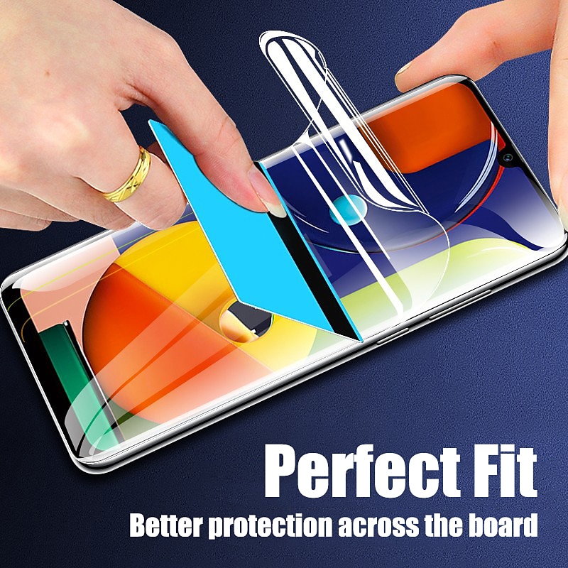 [4 Pack] Screen Protector For Samsung S25 Ultra S25 Ultra Plus S24 Ultra Plus S23 S22 S21 S20 Plus Ultra S10 TPU Hydrogel 9H Hardness Self-healing Anti-Fingerprint High Definition Explosion Proof2