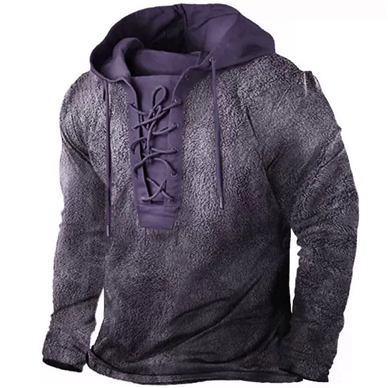 Men's Graphic Prints Hoodie Hoodies Sweatshirt Streetwear Designer Long Sleeve Hooded Casual Daily Sports Black Red Lace up Print Spring &  Fall Designer4