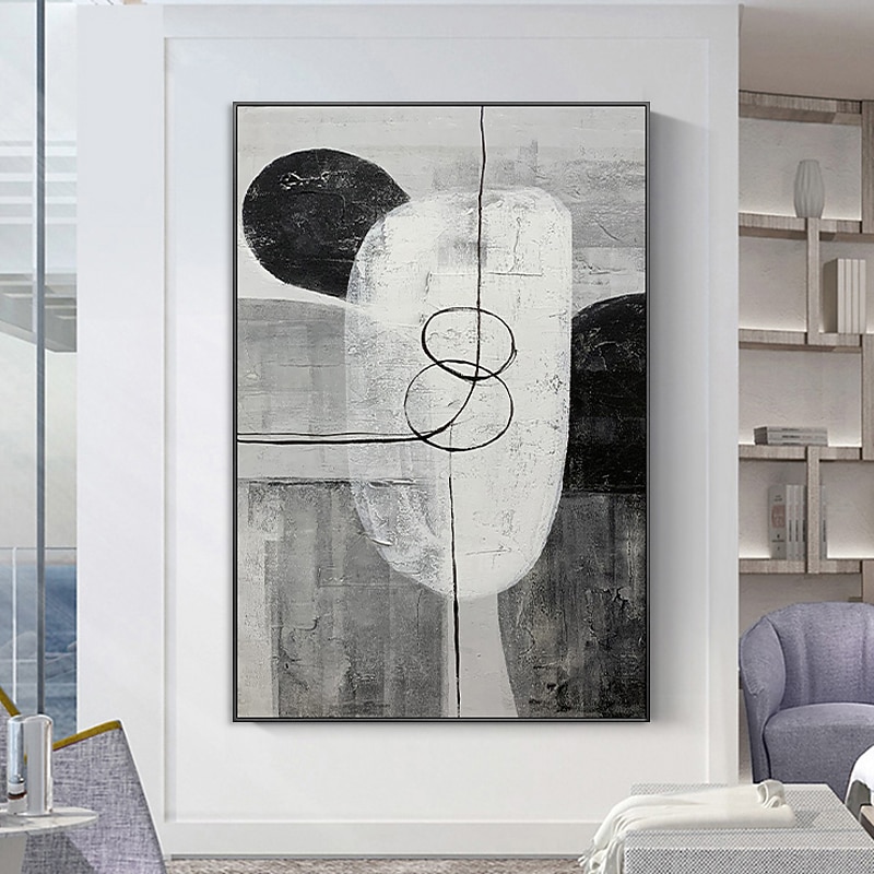 Handmade Oil Painting Canvas Wall Art Decoration Modern Minimal Abstract for Home Decor Rolled Frameless Unstretched Painting4