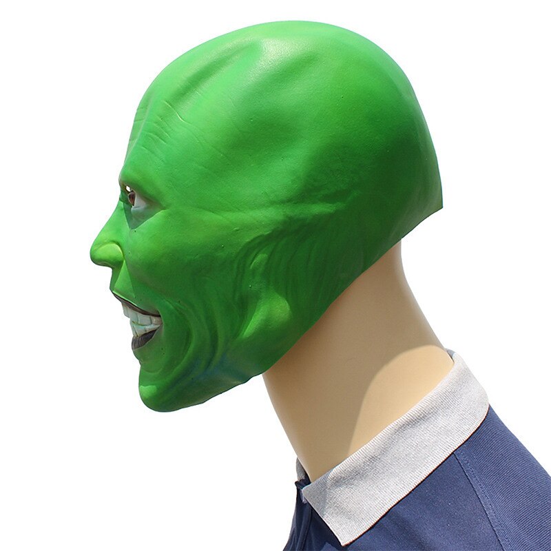 Jekyll In Disguise Jim Carrey Mask Halloween Latex Cosplay Christmas Jekyll Performance Dance Party Mask4