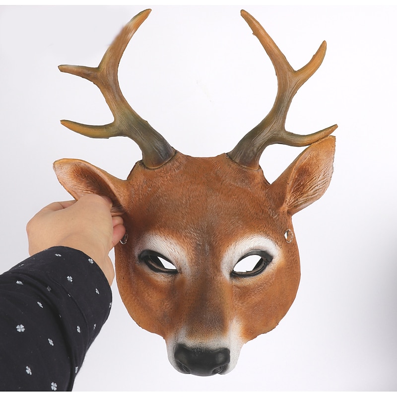 Reindeer Mask Men's Women's Cosplay Christmas Masquerade Christmas Eve Mask3
