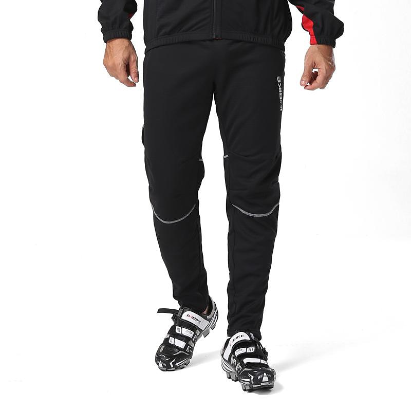 INBIKE Men's Stripes Cycling Pants Bike Pants / Trousers Bottoms Form Fit Mountain Bike MTB Road Bike Cycling Sports Thermal Warm Waterproof Rain Waterproof Front Zipper Black Clothing Apparel Bike3