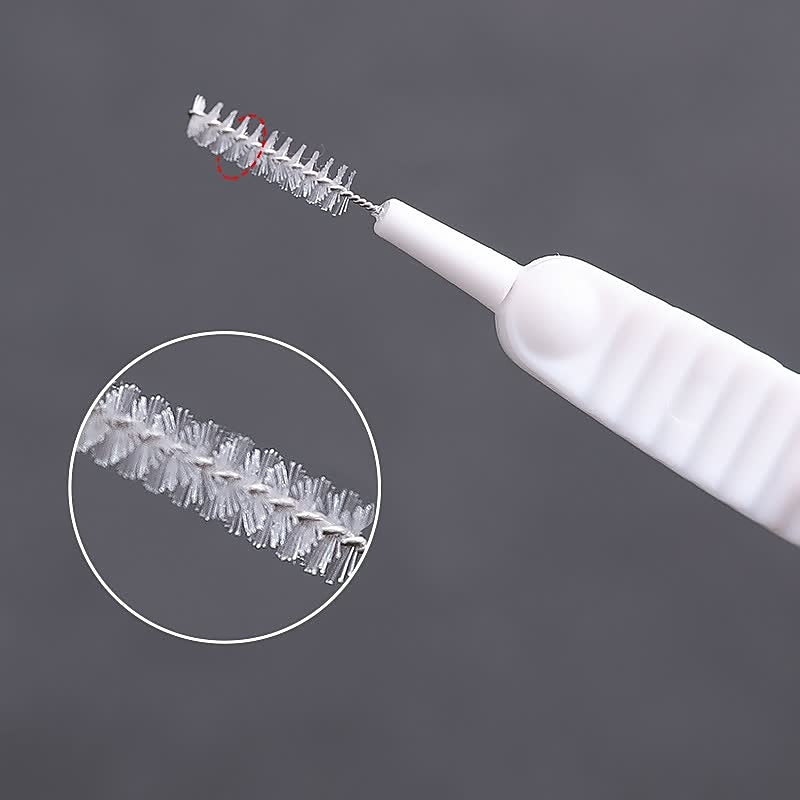 10Pcs Shower Head Hole Cleaning Brush White Small Brush Pore Gap Clean Anti-clogging Nylon for Home Daily Anti-blocking Multifunctional Cleansing Dredge4
