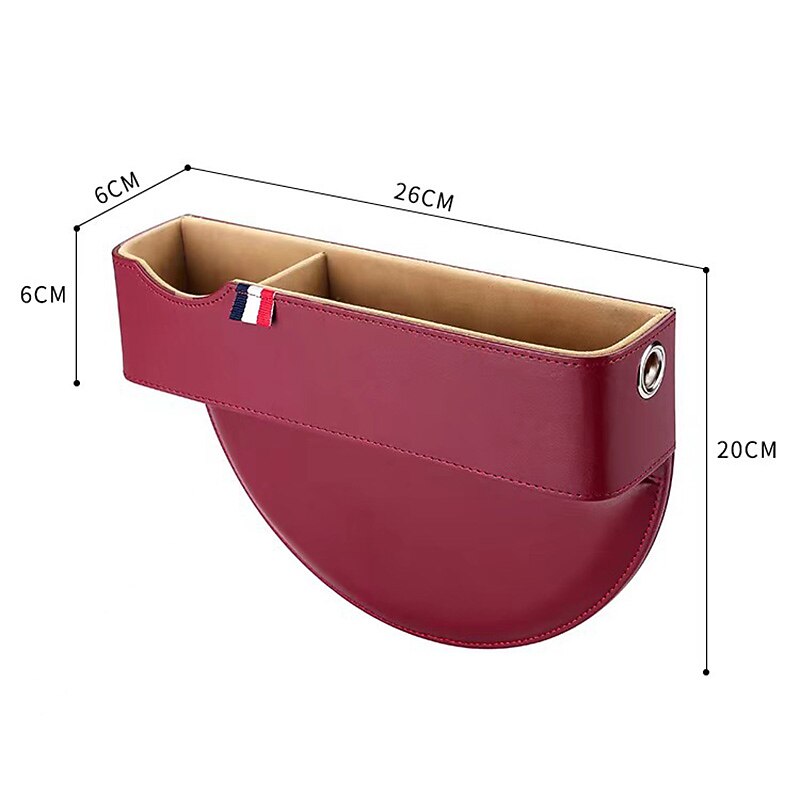 Car Seat Gap Storage Filler Organizer, Car Organizer Front Seat, Pack Auto Console Side Storage Box with Cup Holders,Car Organizers and Storage for Holding Phone, Sunglasses, Wallet Car Accessories2
