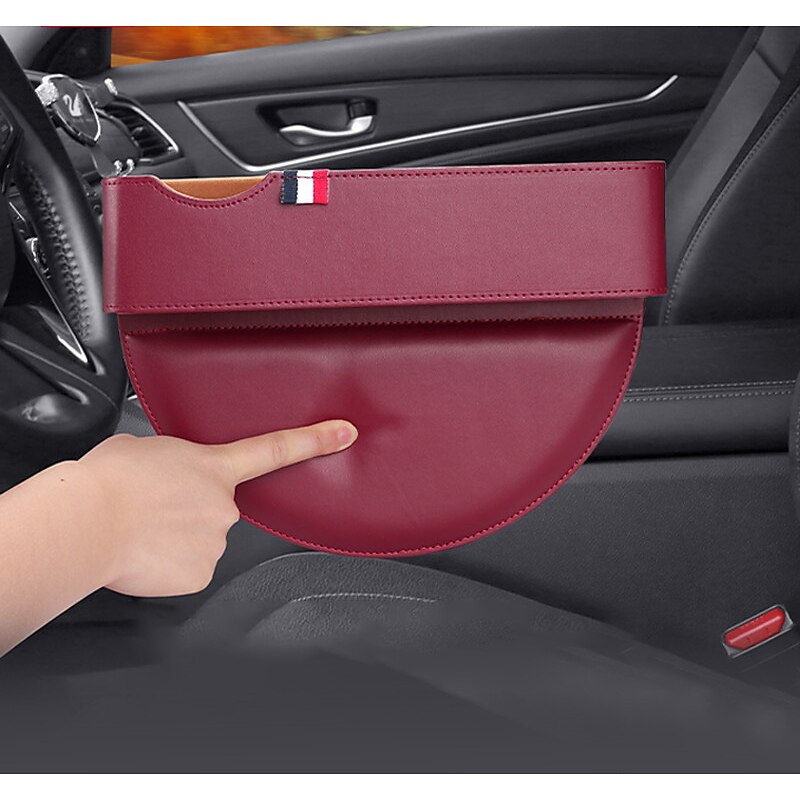 Car Seat Gap Storage Filler Organizer, Car Organizer Front Seat, Pack Auto Console Side Storage Box with Cup Holders,Car Organizers and Storage for Holding Phone, Sunglasses, Wallet Car Accessories3
