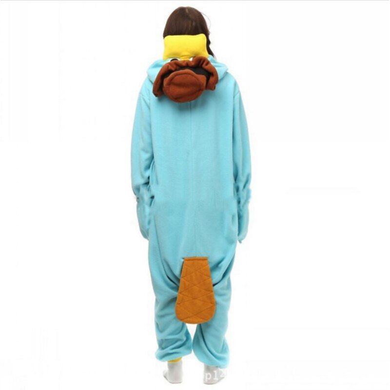 Adults' Character Nightwear Onesie Costume Carnival Costume Duck Onesie Pajamas Kigurumi Pajamas For Men and Women Carnival Cartoon4